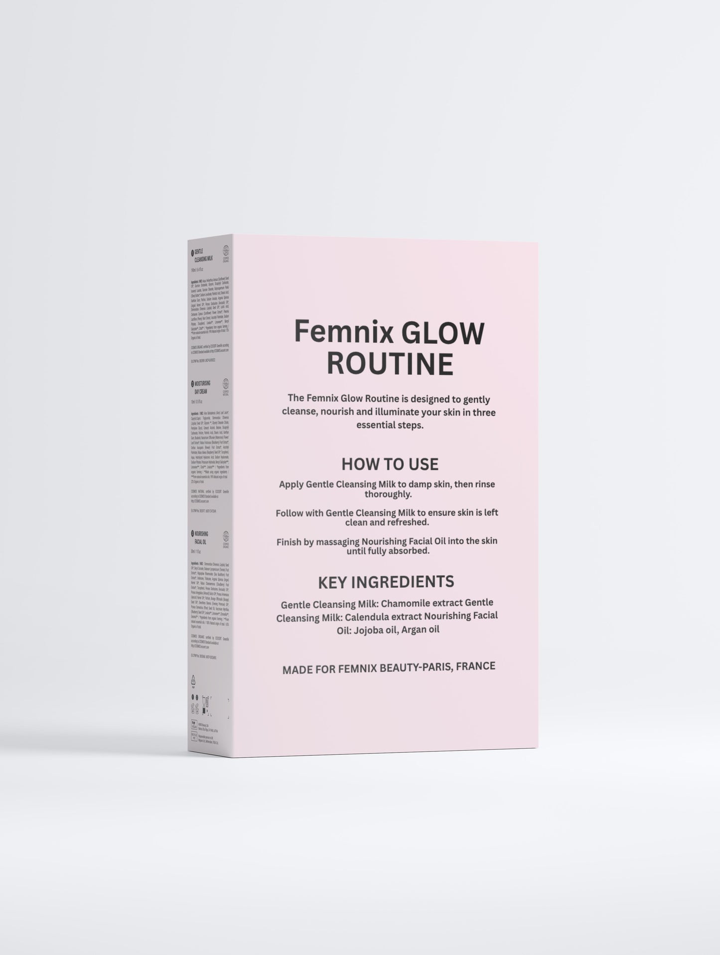 Femnix Glowy Skin Trio Collection Box